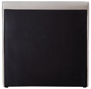 Sloan Cream Velvet Twin Bed SloanCream-T Meridian Furniture