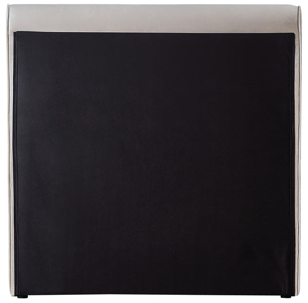 Sloan Cream Velvet Twin Bed SloanCream-T Meridian Furniture