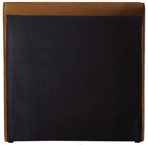 Sloan Saddle Velvet Twin Bed SloanSaddle-T Meridian Furniture