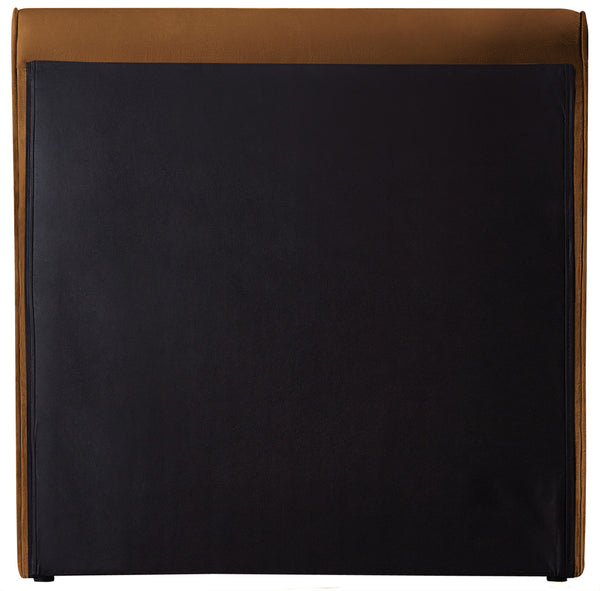 Sloan Saddle Velvet Twin Bed SloanSaddle-T Meridian Furniture