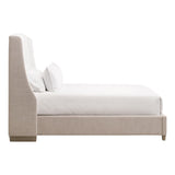 Sloan Standard King Bed LiveSmart Peyton-Pearl, Bisque, Natural Gray Oak 7124-3.LPPRL/BIS/NG Essentials for Living