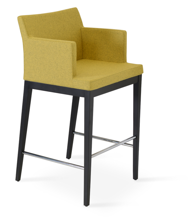 Soho Concept Soho Wood Barstools & Counterstools With Premium Camira Fabric - Durable Finish & 10-year Warranty   Soho-concept-dining-chair-09828