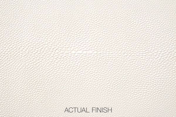 Essentials for Living Sonia Shagreen Console Table 6111.PRL-SHG/BBRS Pearl Shagreen, Lucite, Brushed Brass