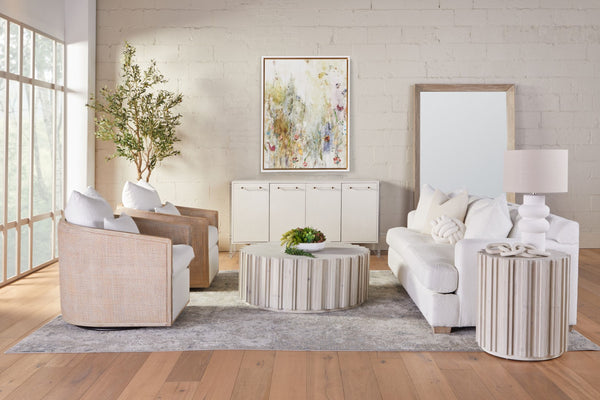 Essentials For Living Sonia Shagreen Media Sideboard: Elegant Faux Stingray Design, Modern Accents, Spacious Storage Solutions Pearl Shagreen,Lucite,Brushed Brass Faux Shagreen Resin,Solid Rubberwood,Solid Beech,Mdf,Acrylic,Metal 6110.Prl-shg/Bbrs