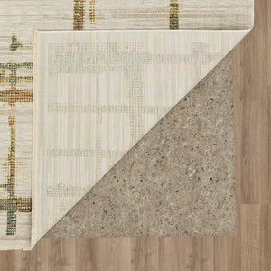 Karastan Rugs Memento Souvenir Machine Woven Polyester Area Rug Beige 9' x 12'