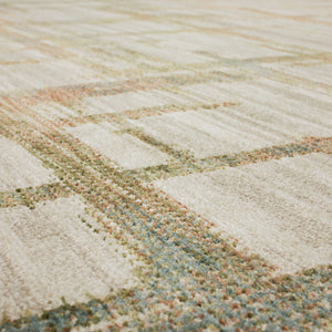 Karastan Rugs Memento Souvenir Machine Woven Polyester Area Rug Beige 9' x 12'