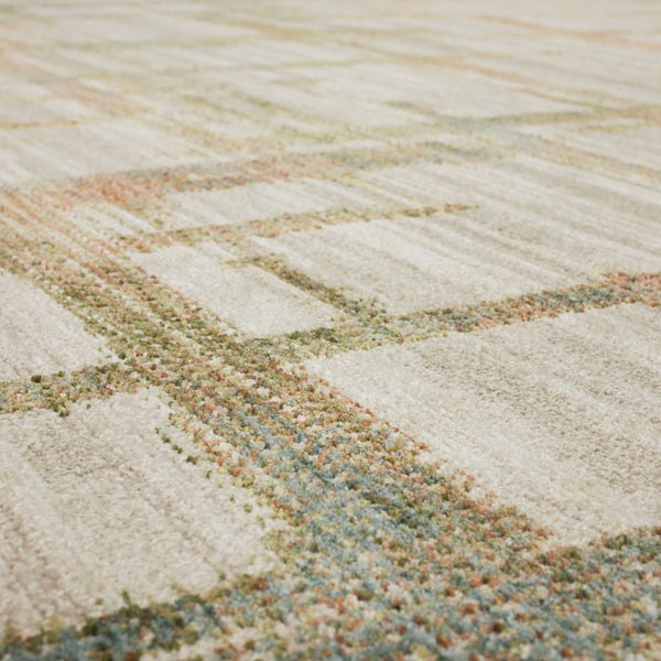 Karastan Rugs Memento Souvenir Machine Woven Polyester Area Rug Beige 9' x 12'