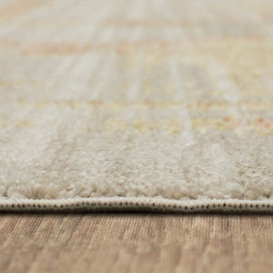 Karastan Rugs Memento Souvenir Machine Woven Polyester Area Rug Beige 9' x 12'