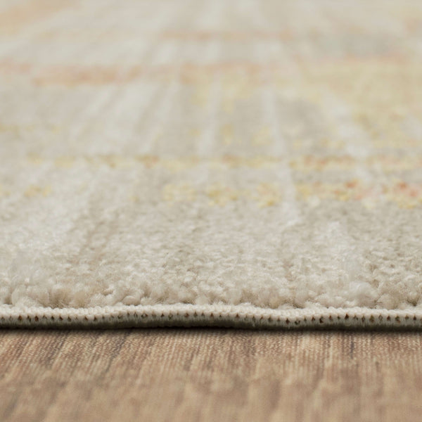 Karastan Rugs Memento Souvenir Machine Woven Polyester Area Rug Beige 9' x 12'