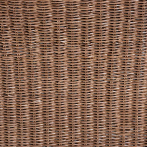 Bali & Pari Stan Handcrafted Natural Rattan Lounge Chair with Removable Cushions