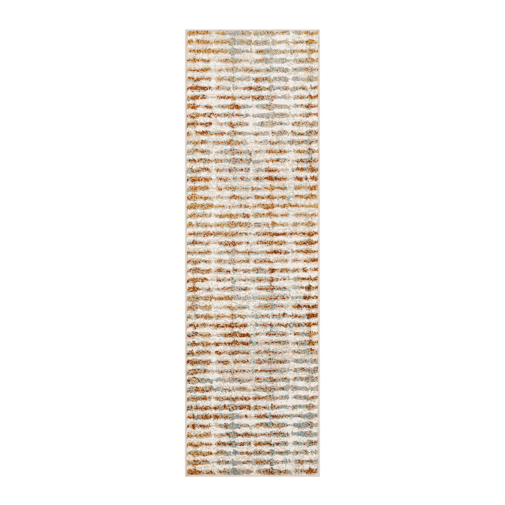 Karastan Rugs Vanguard by Drew & Jonathan Home Steadfast Machine Woven Triexta Modern/Contemporary Area Rug Spice 2' 4" x 7' 10"