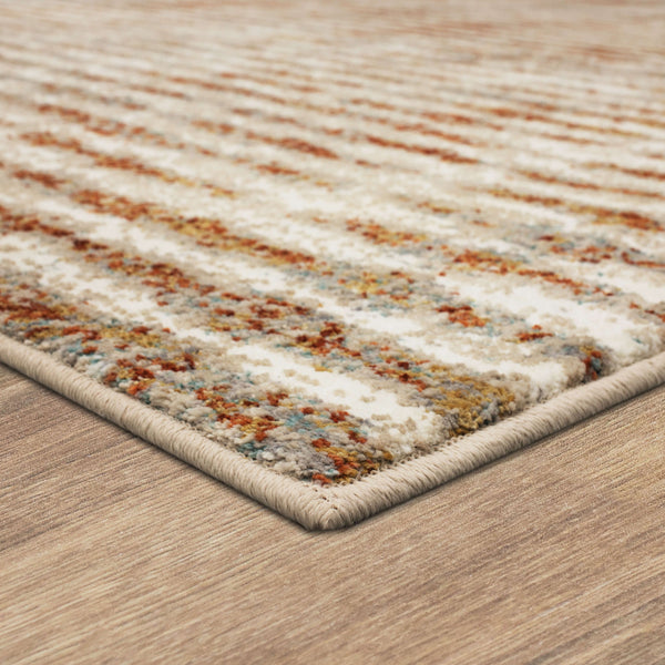 Karastan Rugs Vanguard by Drew & Jonathan Home Steadfast Machine Woven Triexta Modern/Contemporary Area Rug Spice 2' 4" x 7' 10"