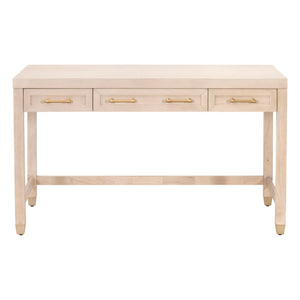 Essentials for Living Stella Desk 6137.LHON/BBRS Light Honey Oak