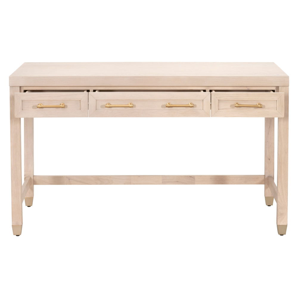 Essentials for Living Stella Desk 6137.LHON/BBRS Light Honey Oak
