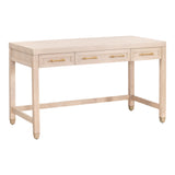 Essentials for Living Stella Desk 6137.LHON/BBRS Light Honey Oak