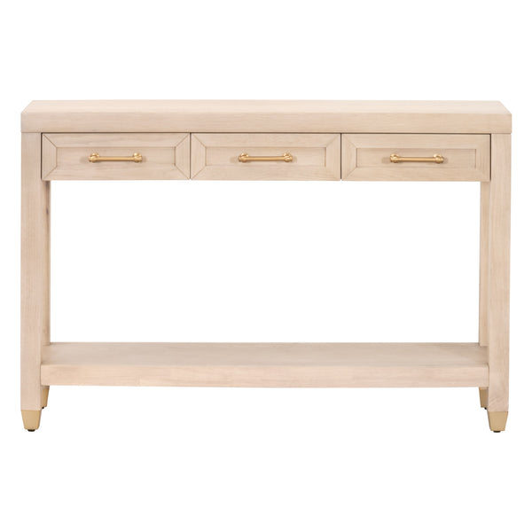 Essentials for Living Stella Narrow Console Table Light Honey Oak