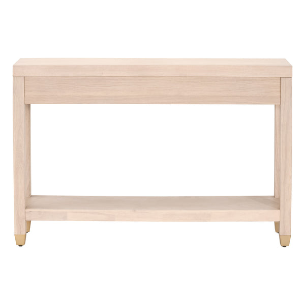 Essentials for Living Stella Narrow Console Table Light Honey Oak