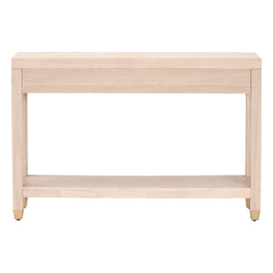 Essentials For Living Stella Narrow Console Table - Stylish Light Honey Oak Design With 3 Drawers & Shelf For Small Spaces Light Honey Oak Solid Oak Wood,Oak Veneer,Mdf,Plywood,Steel Po 6138.Lhon/Bbrs