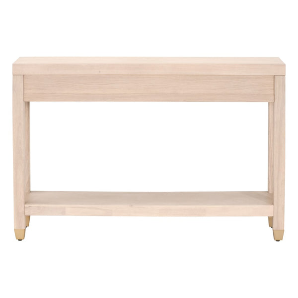 Essentials For Living Stella Narrow Console Table - Stylish Light Honey Oak Design With 3 Drawers & Shelf For Small Spaces Light Honey Oak Solid Oak Wood,Oak Veneer,Mdf,Plywood,Steel Po 6138.Lhon/Bbrs