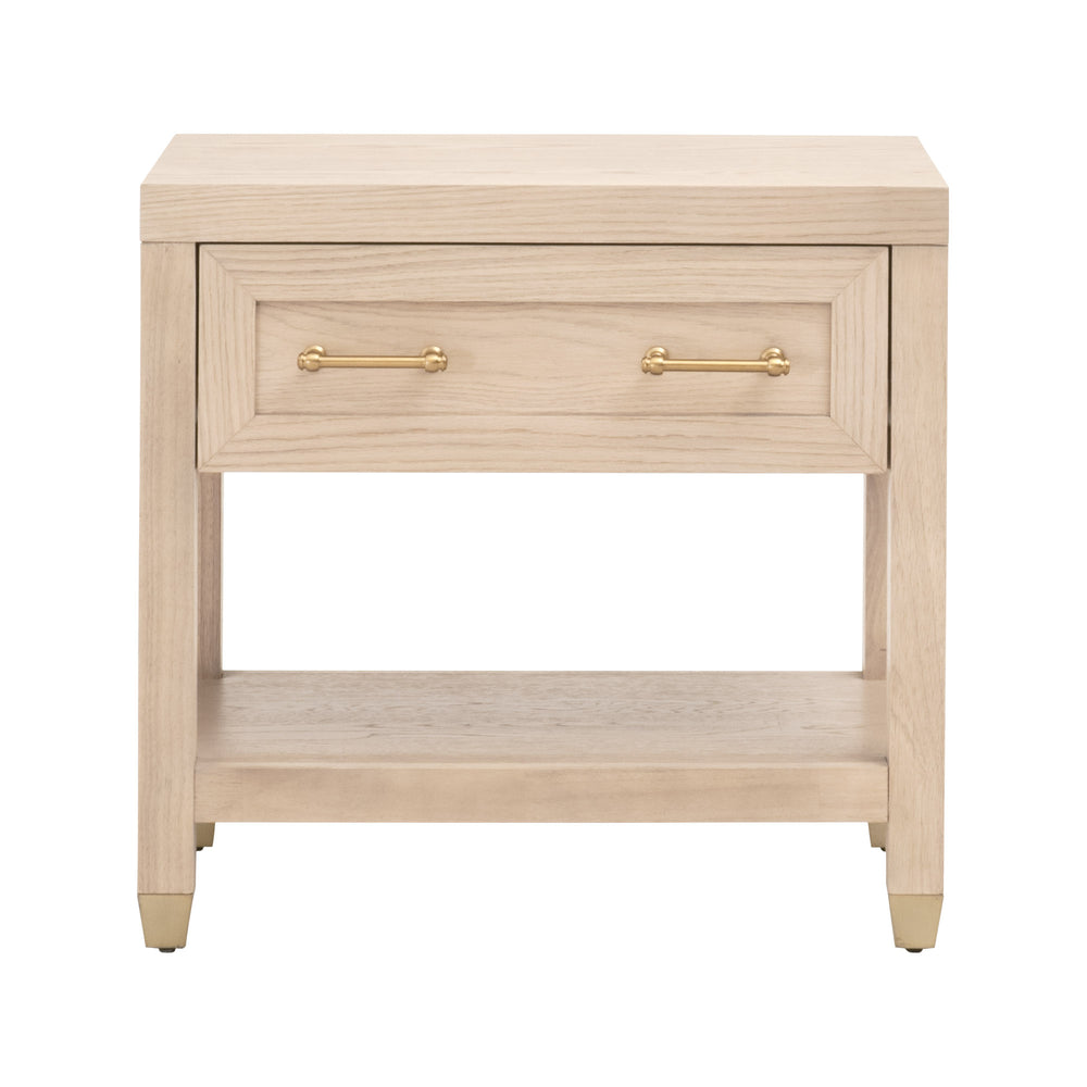 Essentials for Living Stella 1-Drawer Nightstand 6134.LHON/BBRS Light Honey Oak