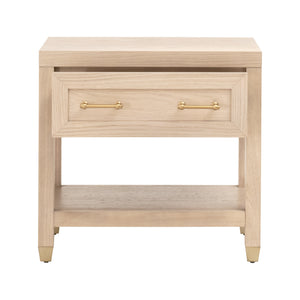 Essentials for Living Stella 1-Drawer Nightstand 6134.LHON/BBRS Light Honey Oak