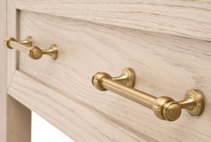 Essentials for Living Stella 1-Drawer Nightstand 6134.LHON/BBRS Light Honey Oak