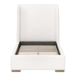 Essentials for Living Stewart Twin Bed LiveSmart Peyton-Pearl, Natural Gray Oak