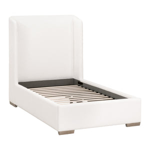 Essentials for Living Stewart Twin Bed LiveSmart Peyton-Pearl, Natural Gray Oak