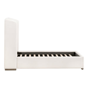 Essentials for Living Stewart Twin Bed LiveSmart Peyton-Pearl, Natural Gray Oak