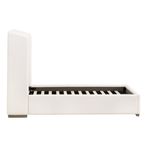 Essentials for Living Stewart Twin Bed LiveSmart Peyton-Pearl, Natural Gray Oak