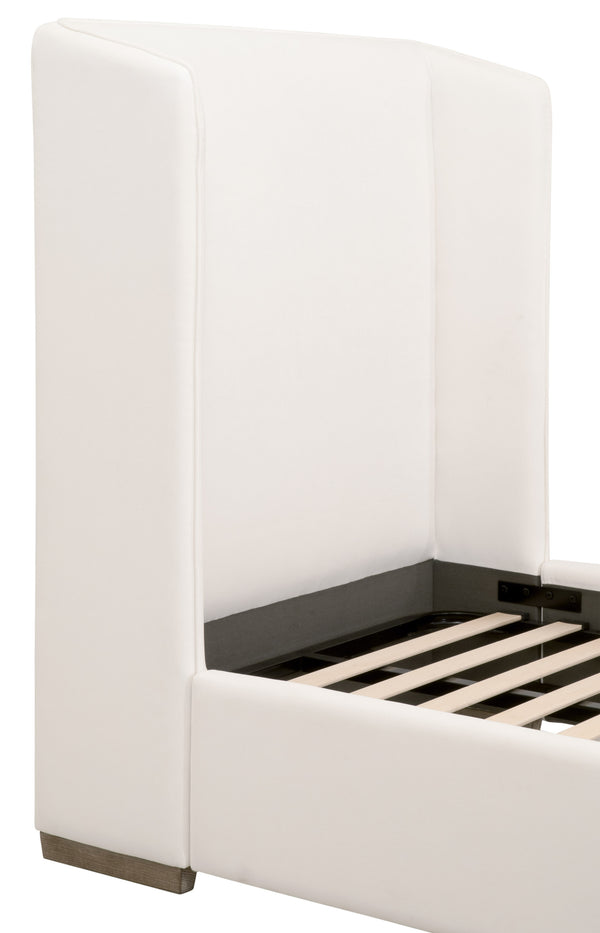 Essentials for Living Stewart Twin Bed LiveSmart Peyton-Pearl, Natural Gray Oak