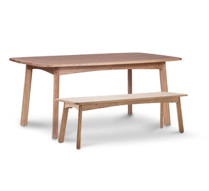 Acer Dining Table , natural oak Salt Flat - Acer Dining Table  natural oak SFACERTBL00BR Malouf