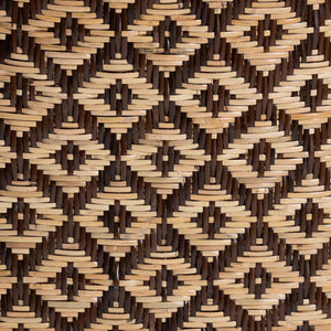 Bali & Pari Storsel Handcrafted Rattan Teak Dining Chair with Cushion Boho Coastal