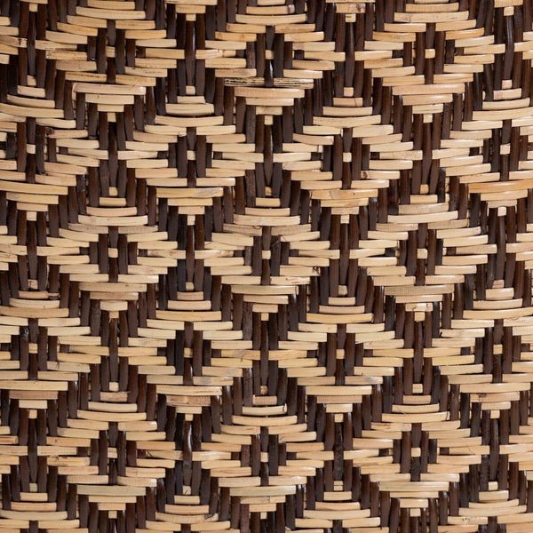 Bali & Pari Storsel Handcrafted Rattan Teak Dining Chair with Cushion Boho Coastal