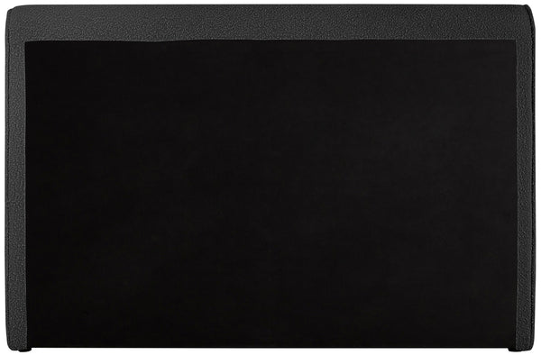 Stylus Black Boucle Fabric King Bed StylusBlack-K Meridian Furniture