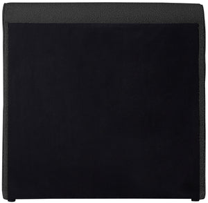 Stylus Black Boucle Fabric Twin Bed StylusBlack-T Meridian Furniture
