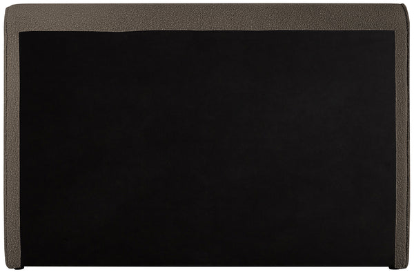 Stylus Brown Boucle Fabric King Bed StylusBrown-K Meridian Furniture