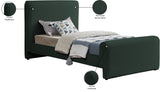 Stylus Green Boucle Fabric Twin Bed StylusGreen-T Meridian Furniture