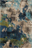 Suffuse Area Rug: Eco-Friendly Abstract 5'3