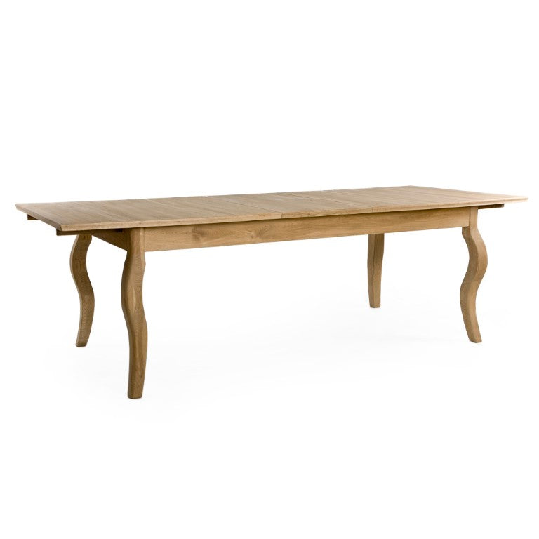 Zentique Rhone Oak Dining Table with Minimalist Tapered Legs, Solid Oak Craftsmanship & Durable Finish for Everyday Elegance Natural Oak T001 E255