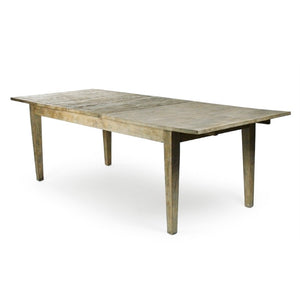 Zentique Grasse Oak Dining Table with Nordic Minimalist Design, Solid Oak Veneer, Durable Seating for 4, 99" wide T003 E272