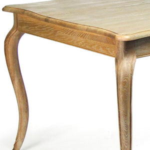 Zentique Vineyard Oak Dining Table — Warm solid-engineered oak blend, reinforced apron, seats 6 comfortably and endures Limed Grey Oak T015 E272