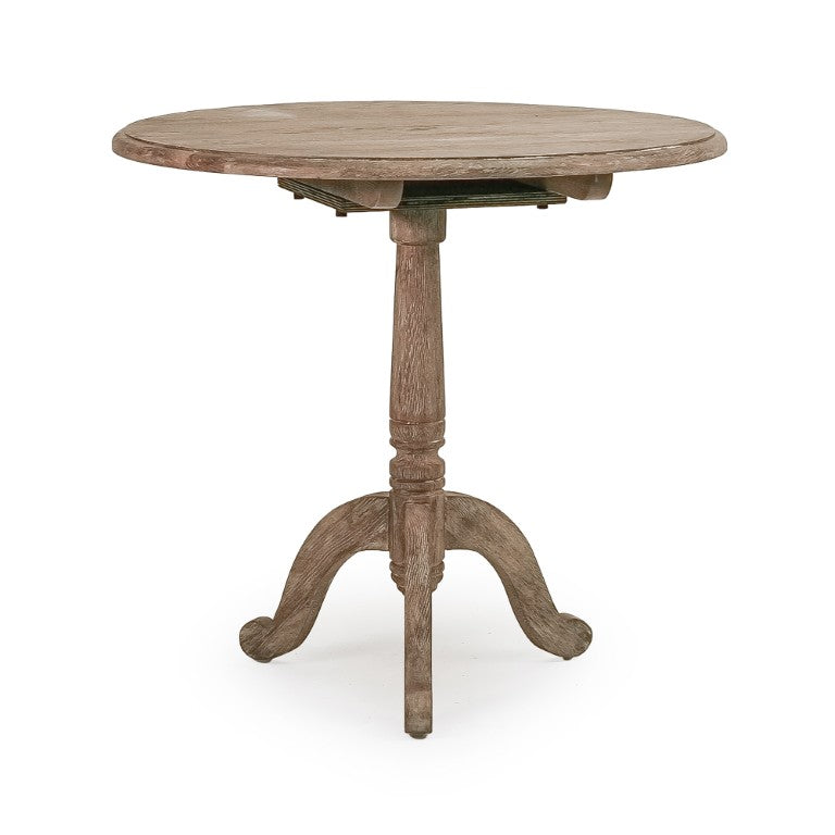 Zentique Monroe Solid Oak Round Table — Warm Oak Finish, Timeless Silhouette, Durable Everyday Dining Centerpiece T070 E272