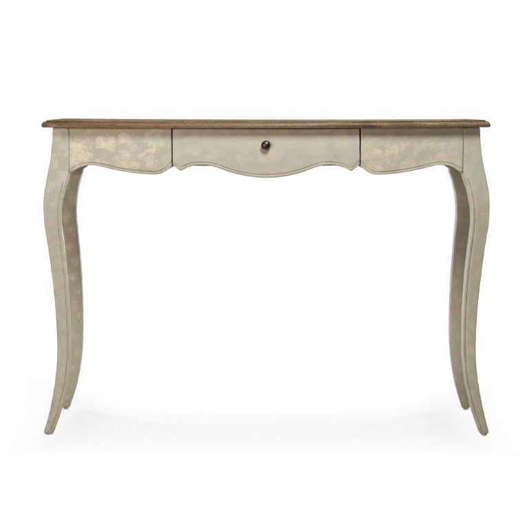 Zentique Rosa Slim Birch Console Table for Entryway – Scandinavian Modern Design, Durable Solid Wood Surface T089 E255-3 309
