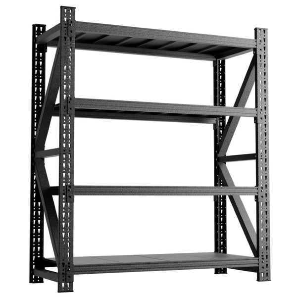 English Elm Heavy Duty Cold-Rolled Steel Garage Shelving Unit 4000Lb Industrial Storage Rack T2398P480397