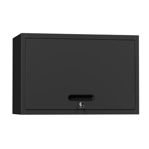 English Elm Heavy Duty Steel Wall Cabinet Hydraulic Lift Door Locking Garage Workshop Storage T2398P507510