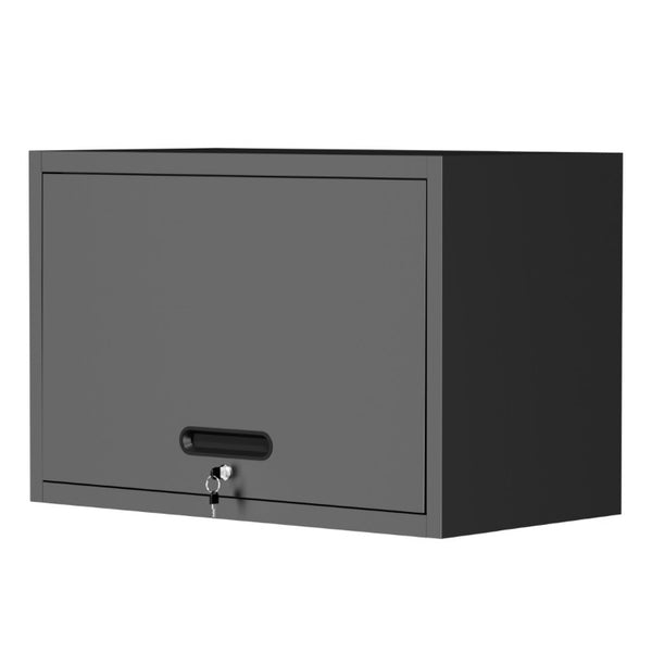English Elm Heavy Duty Steel Wall Cabinet Hydraulic Lift Door Locking Garage Workshop Storage T2398P507510