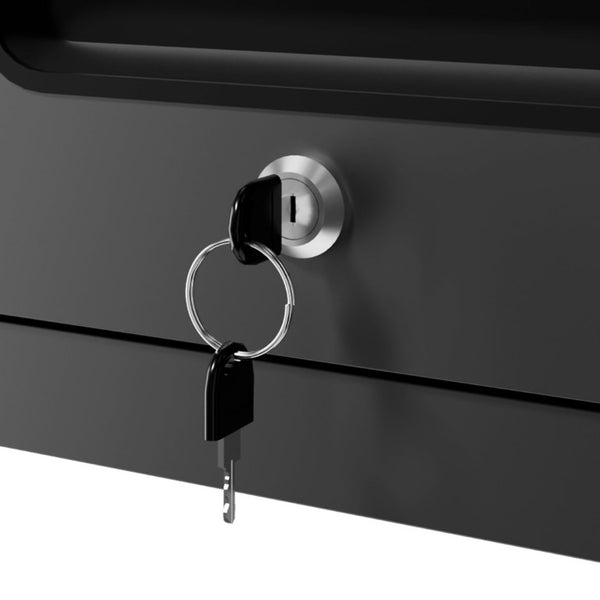 English Elm Heavy Duty Steel Wall Cabinet Hydraulic Lift Door Locking Garage Workshop Storage T2398P507510