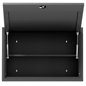 English Elm Heavy Duty Steel Wall Cabinet Hydraulic Lift Door Locking Garage Workshop Storage T2398P507510