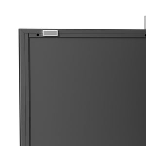 English Elm 72 Inch Steel Pantry Cabinet Matte Black Powder Coat Adjustable Shelves Modern Kitchen T2398P507518